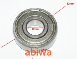 ŁOŻYSKO KULKOWE 6201-ZZ (32x12x10) KOŁA TYŁ ROMET