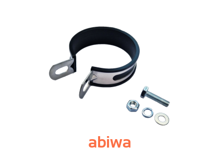 OPASKA OBEJMA METALOWA TŁUMIKA MAŁA + GUMA - KPL. TYPU WILGA, COLIBER, VAPOR, DELFIN ITP.