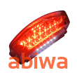 LAMPA TYŁ KOMPLETNA ATV 200CCM - LED - PODŁUŻNA, z podświetleniem tablicy, HOMOLOGACJA - 4
