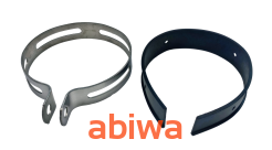 OPASKA OBEJMA METALOWA TŁUMIKA DUŻA + GUMA-KPL. śr.120mm