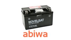 AKUMULATOR 12V YTX7A-BS NOVELBAT AGM FA (fabrycznie zalany) 7Ah 110A