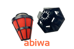 FILTR POWIETRZA STOŻEK GĄBKA 38MM - PROSTY Z OSŁONĄ