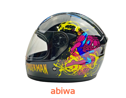 KASK MD-E506 INTEGRALNY DZIECIĘCY SPIDERMAN CZARNY CE
