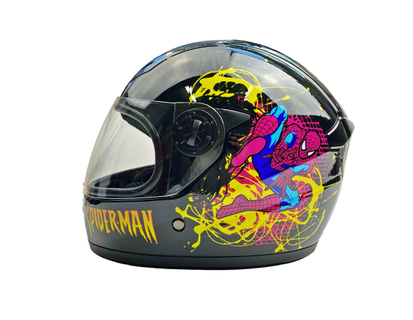 KASK MD-E506 INTEGRALNY DZIECIĘCY SPIDERMAN CZARNY CE