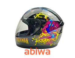KASK MD-E506 INTEGRALNY DZIECIĘCY SPIDERMAN CZARNY CE