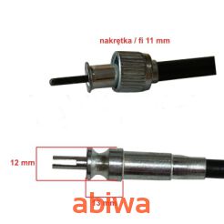 LINKA PRĘDKOŚCIOMIERZA LICZNIKA WCISKANA METALOWA KOŃCÓWKA                         