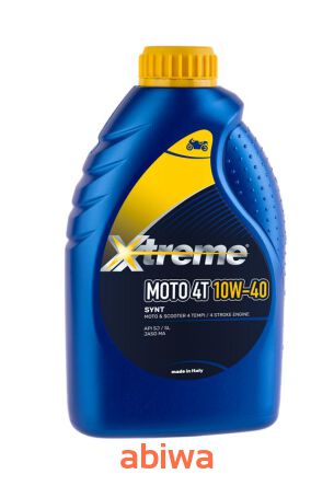 OLEJ PÓŁSYNTETYCZNY XTREME MOTO 4T DO SILNIKÓW 4T 10W-40 1L - produkt włoski