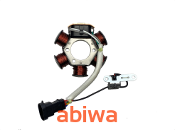 CEWKI ISKROWNIKA (STATOR) 6-ZWOJOWE (1 nieuzwojona) PIAGGIO ZIP 2T