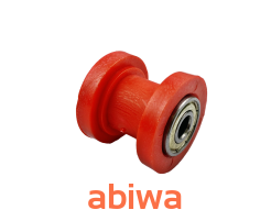 ROLKA PROWADNICA NAPINACZA ŁAŃCUCHA CZERWONA 8mm ATV BASHAN SHINERAY LONCIN EAGLE