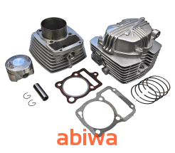 CYLINDER + GŁOWICA KPL. CG250CCM (67mm) + POKRYWA ZAWORÓW,  POWIETRZE - typu ZONGSHEN