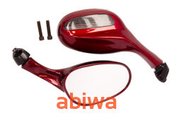 LUSTERKA KPL. GWINT M8 COLIBER BORDOWE- ANH bez kierunk.