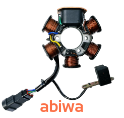 CEWKI ISKROWNIKA (STATOR) 6-ZWOJOWE PIAGGIO GILERA 