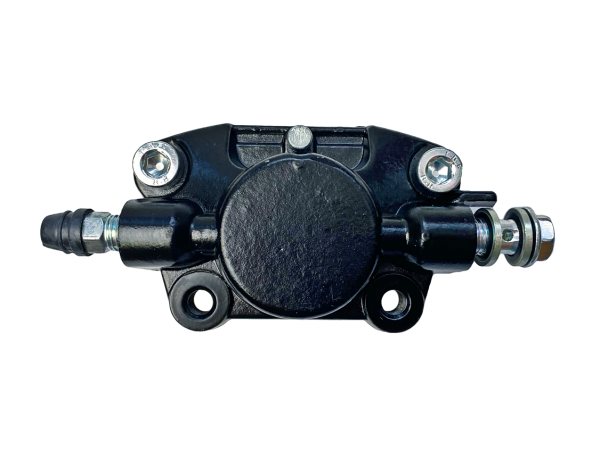 ZACISK HAMULCA TYŁ PRAWY ATV200 - rozstaw 52mm M8/M10 CZARNY