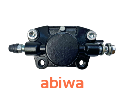 ZACISK HAMULCA TYŁ PRAWY ATV200 - rozstaw 52mm M8/M10 CZARNY