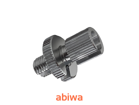 ŚRUBA REGULACJI LINKI NACIĄG DŹWIGNI HAMULCA M10x1,25 ATV, 4T, GN125, SREBRNA