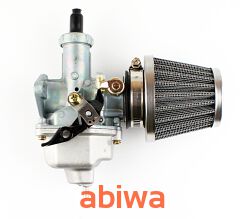 GAŹNIK ROMET ZETKA 4T PZ26 125-150CCM ,ROMET, JUNAK, ZIPP + FILTR POW. STOŻKOWY CHROM