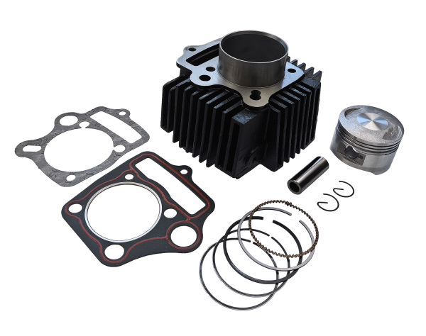 CYLINDER 4T 125CCM (54mm) (sw.14mm) KPL.- MANUAL - MOTOROWER , ATV