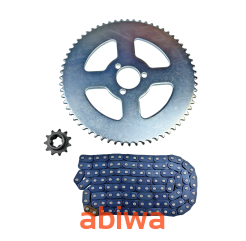 ZESTAW NAPĘDOWY POCKET BIKE / CROSS / PIT BIKE (11z+64z (29mm) + T8F-118L)