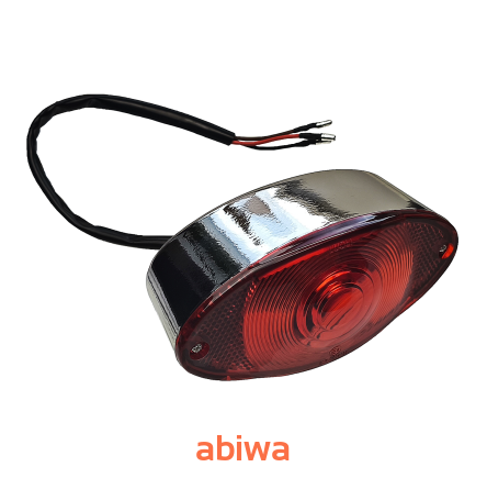 LAMPA TYŁ KOMPLETNA ATV - DŁ.130mm OWALNA z homologacją BASHAN 200 250