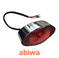 LAMPA TYŁ KOMPLETNA ATV - DŁ.130mm OWALNA z homologacją BASHAN 200 250