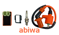 CEWKA ZAPŁONOWA, MODUŁ ZAPŁONU, ŚWIECA GY6 4T TUNING POMARAŃCZOWE