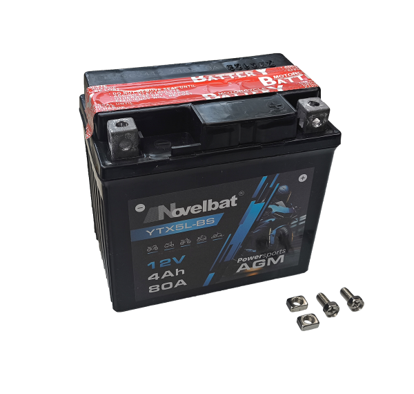 AKUMULATOR 12V YTX5L-BS NOVELBAT AGM 4Ah
