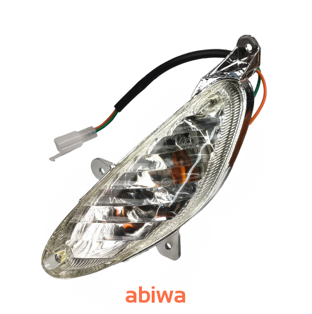 KIERUNKOWSKAZ PRZEDNI LEWY TYPU WILGA - BIAŁY Z HOMOLOGACJĄ