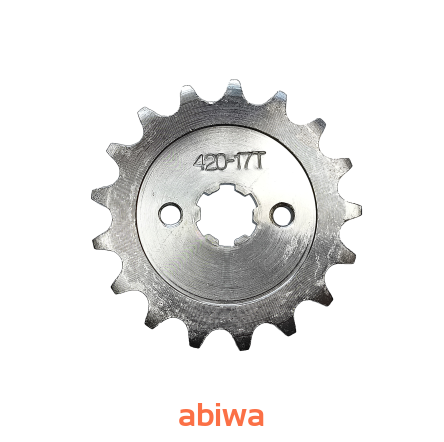ZĘBATKA ZDAWCZA PRZÓD 420 17 ZĘBÓW M.6 ŚR.17MM