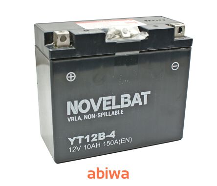 AKUMULATOR 12V YT12B-4 NOWELBAT AGM FA (fabrycznie zalany) 10Ah 150A