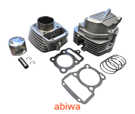 CYLINDER + GŁOWICA KPL. 4T 125CCM (56,45mm) - ROMET ZETKA CG125 156FMI OHV