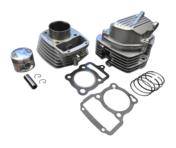 CYLINDER + GŁOWICA KPL. 4T 125CCM (56,45mm) - ROMET ZETKA CG125 156FMI OHV