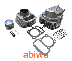 CYLINDER + GŁOWICA KPL. 4T 125CCM (56,45mm) - ROMET ZETKA CG125 156FMI OHV