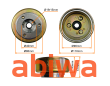 KOŁO MAGNESOWE - MAGNETO STATOR ISKROWNIKA ROMET ZETKA, JUNAK, OGAR 900 (na 8 CEWEK) - 5