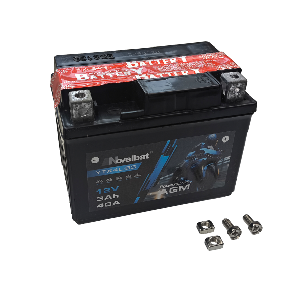 AKUMULATOR 12V YTX4L-BS NOWELBAT 3Ah 40A