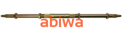 OŚ KOŁA TYŁ ATV 150-200 Z NAKRĘTKAMI - DŁUGOŚĆ CAŁKOWITA 740mm