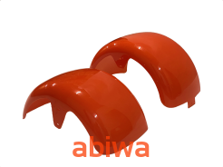 BŁOTNIKI KOMPLET MOTOROWER ABIWA SE-03 POMARAŃCZOWE