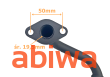 TŁUMIK ALUMINIOWY TUBA KPL. (dł.tuby 31,5cm) 4T, GY6, skuter - 7