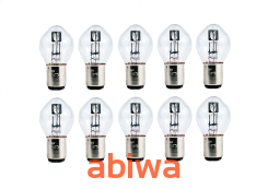 ŻARÓWKA LAMPY - BAŃKA PRZÓD  6V - 35W/35W - 10 sztuk