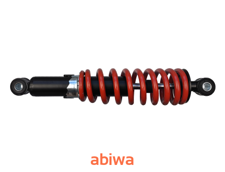 AMORTYZATOR TYŁ DŁ. 28,5cm ATV 150 CZERWONY, regulowany