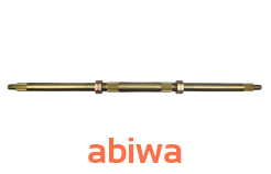 OŚ KOŁA TYŁ ATV 150 - 200ccm Z NAKRĘTKAMI - DŁUGOŚĆ CAŁKOWITA 727 mm, M16