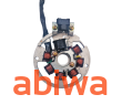 KOŁO MAGNESOWE (MAGNETO) + CEWKI ISKROWNIKA (STATOR) 2T 7 cewek (stożek 13 mm - 17 mm) - 2