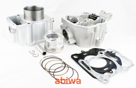 CYLINDER + GŁOWICA KPL.  ATV 250CCM (67mm) - CIECZ
