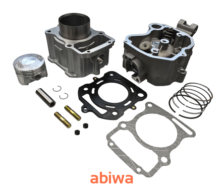 CYLINDER + GŁOWICA KPL.  ATV 250CCM (67mm) - CIECZ