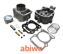 CYLINDER + GŁOWICA KPL.  ATV 250CCM (67mm) - CIECZ