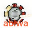 KOŁO MAGNESOWE (MAGNETO) + CEWKI ISKROWNIKA (STATOR) GY6 4T - 5