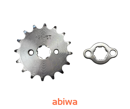 ZĘBATKA ZDAWCZA PRZÓD 428 16 ZĘBÓW + ZABEZPIECZENIE (ŚR.17 mm) ATV, CROSS