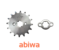 ZĘBATKA ZDAWCZA PRZÓD 428 16 ZĘBÓW + ZABEZPIECZENIE (ŚR.17 mm) ATV, CROSS