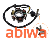 CEWKI ISKROWNIKA (STATOR) 6-ZWOJOWE (1 NIEUZW.) MOTOROWER , ATV , MINICHOPER - 5