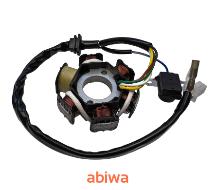CEWKI ISKROWNIKA (STATOR) 6-ZWOJOWE (1 NIEUZW.) MOTOROWER , ATV , MINICHOPER