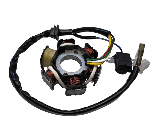 CEWKI ISKROWNIKA (STATOR) 6-ZWOJOWE (1 NIEUZW.) MOTOROWER , ATV , MINICHOPER